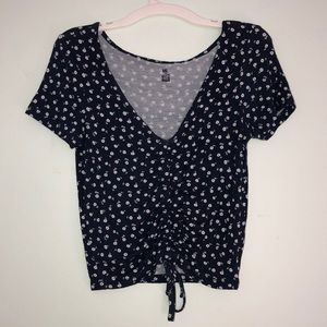 Floral crop top